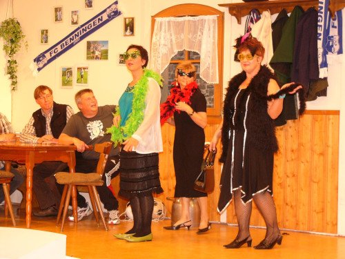 Weitere Bühnenszene aus „Wadenkrampf im Showfieber“
